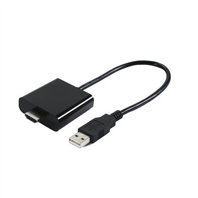 USB 2.0 hane till HDMI hane-adapterkabel