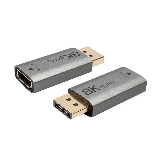 HDMI Female To Active DisplayPort Male Adapter Supports Up To 8K@60Hz