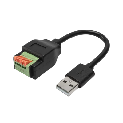OEM USB2.0 AM till fjäder 5-stifts terminalblockskabel