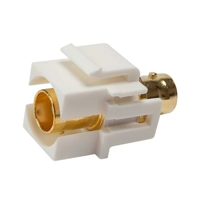TNP BNC Keystone-jack (5-pack) Insert Connector Sockel Hona Snap In Adapter Port Guldpläterad inline-koppling för väggplatta Uttag Panelmontering