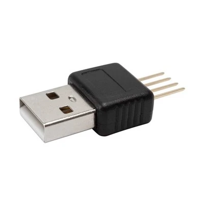 USB A hane till 4-stifts rak PCB-terminal