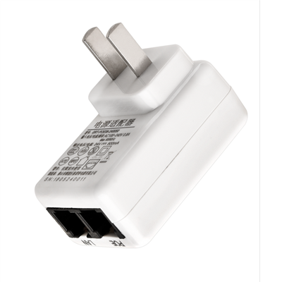 Väggkontakt Power Over Ethernet Adapter 2*10/100Mbps POE RJ45 injektor